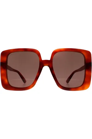 Gucci Quadrat Damen Havana GG1314S