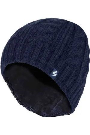 Heat Holders Damen Kabelstrick 3,4 Tog Fleece gefütterte thermische Wintermütze