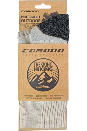 COMODO Bambus-Wandersocken für den Sommer | Blasenfreie gepolsterte Ferse & Zehen | Herren & Damen