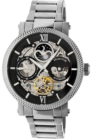 heritor automatic Heritor Automatik-Armbanduhr mit skelettiertem Zifferblatt Aries