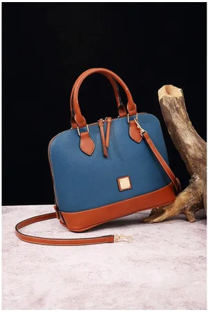 Azura Exchange Ashleigh Farbkontrast PU-Leder Reißverschluss Shoppertasche