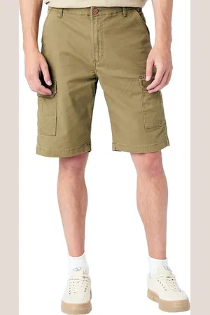 Wrangler CASEY CARGO SHORTS LONE TREE GREEN