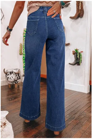 Azura Exchange Damen Weite Beinhose