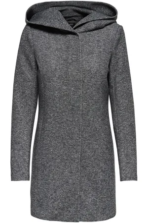 ONLY Nur Damen Grauer Mantel