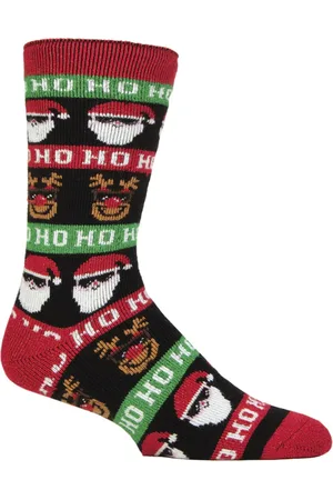 Heat Holders Herren Flauschige Weihnachtssocken von Lite