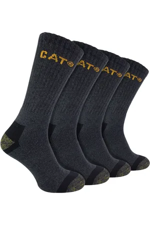 Caterpillar Herren 4er-Pack Premium Baumwoll-Arbeitsstrümpfe