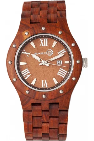 Earth Erde Holz Inyo Armbanduhr w/Datum