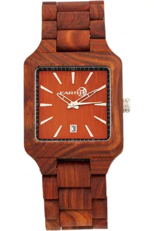 Earth Erde Holz Arapaho Armbanduhr w/Datum