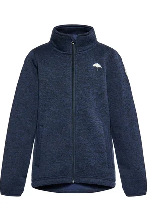 Schmuddelwedda Strickfleecejacke Mädchen (Kids) Meeresmelange