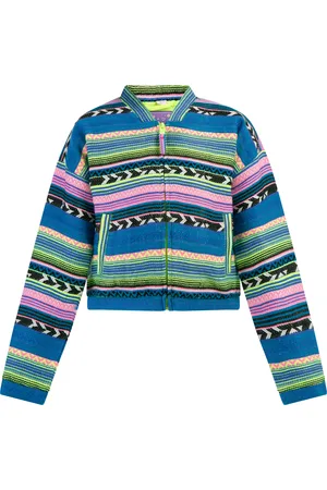 myMo Bomberjacke Mädchen Mehrfarbig Neongrün