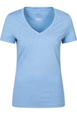 Mountain Warehouse "Vitality" T-Shirt V-Ausschnitt für Damen (Hellblau)