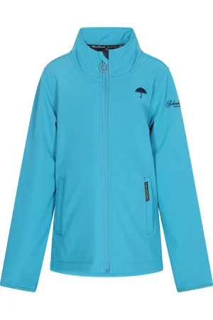 Schmuddelwedda Softshelljacke Mädchen (Kids) Cyanblau