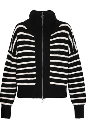 Dreimaster Strickjacke Damen -wollweiß