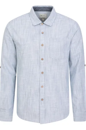 Mountain Warehouse "Coconut" Hemd für Herren Langärmlig (Denim)