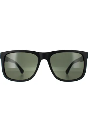 Guess Rectangle Mens Matte Grün GF0234