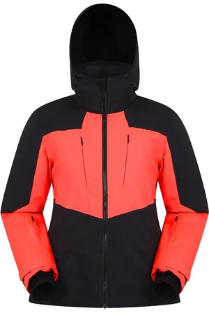 Mountain Warehouse Damen Skijacke "Altitude Extreme RECCO" (Marineblau/Rotorange)