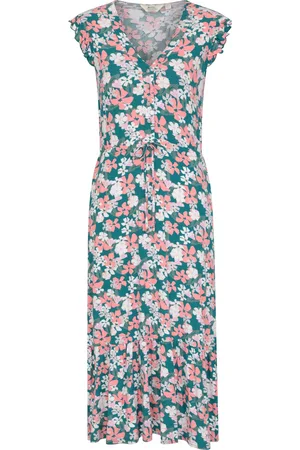 Mountain Warehouse "Cyprus" Kleid Rüschen für Damen (Myrrhe)