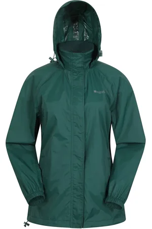 Mountain Warehouse Womens/Ladies Pakka II Wasserdichte Jacke (Dunkelgrün)