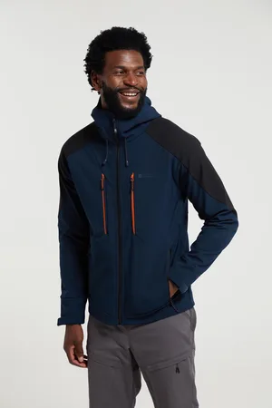 Mountain Warehouse "Radius" Softshelljacke für Herren (Dunkelblau)