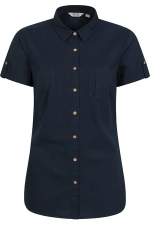 Mountain Warehouse "Coconut" Hemd für Damen kurzärmlig (Dunkelblau)