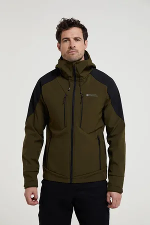 Mountain Warehouse "Radius" Softshelljacke für Herren (Khakigrün)
