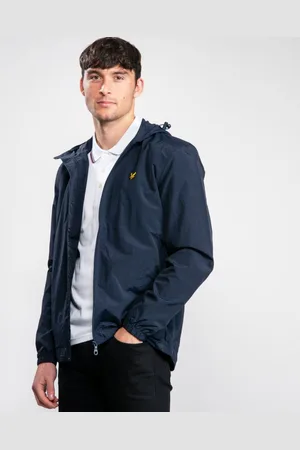 Lyle & Scott Herren Jacke mit Kapuze und Reißverschluss