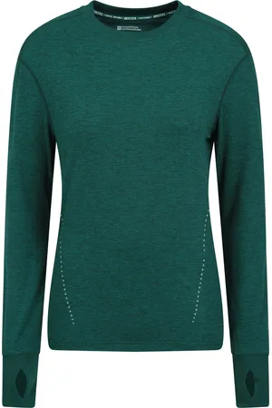 Mountain Warehouse "Time Trial" T-Shirt für Damen - Laufen (Dunkelgrün)