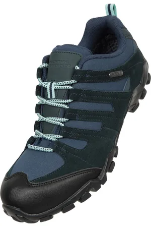 Mountain Warehouse Womens/Ladies Belfour Suede Waterproof Walking Schuhe (Navy)