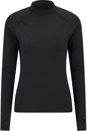 Mountain Warehouse Hautausschlagschutz für Damen Langärmlig (Pechschwarz)