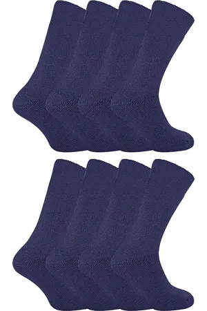 Sock Snob 8 Pack Herren Thermo-Schlafsocken | Weiche & bequeme warme Bettsocken für Männer - Airforce