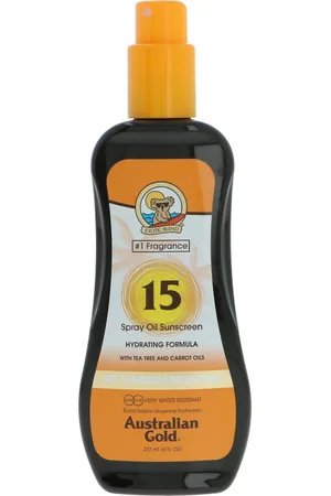 Australian Gold Carrot Spray Oil Sunscreen SPF15.