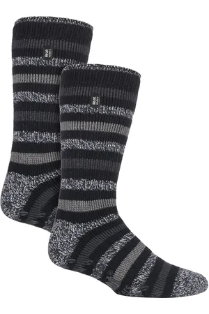 Heat Holders 2 Paar Herren Winter Crew Hausschuhsocken