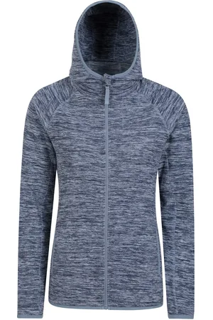 Mountain Warehouse "Lleyn II" Hoodie mit durchgehendem Reißverschluss für Damen (Dunkelblau)