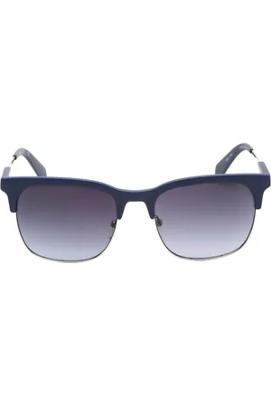 Guess Sonnenbrille mit mattblauen Gläsern und Farbverlauf in
