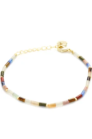 Luxenter Armband, Shau Multicolour Turmalin Multicolour aus 18 Karat Gelbgold