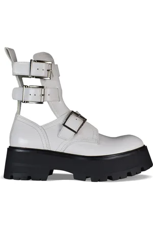 Alexander McQueen Rave Buckle Stiefeletten