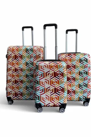 Infinity Erweiterbarer Hartschalenkoffer mit 8 Rädern und Ombre-Muster