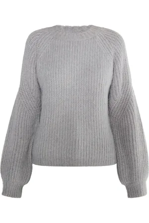 Dreimaster Strickpullover Damen Melange