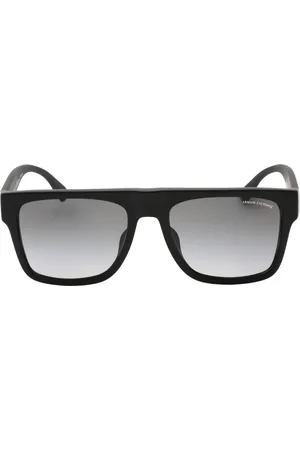 Armani Exchange Sonnenbrille mit grauen Verlaufsgläsern und mattschwarzen Gläsern