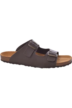 Lambretta Herren Sandalen "Avalon", Doppelschnalle, Wildleder