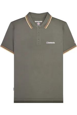 Lambretta "SS25" Poloshirt für Herren (Granitgrau)