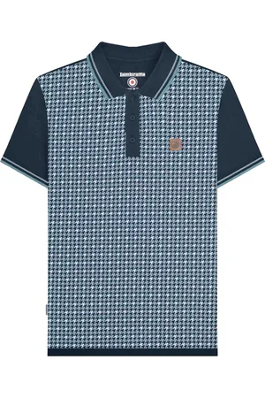 Lambretta "SS25" Poloshirt für Herren (Marineblau)