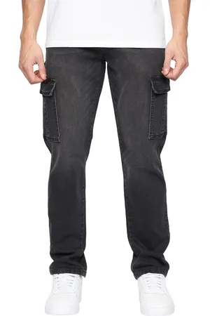 Crosshatch "Kremtap" Cargo-Jeans für Herren (Schwärze)