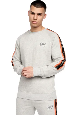 Crosshatch "Grassmeere" Sweatshirt für Herren ( meliert)