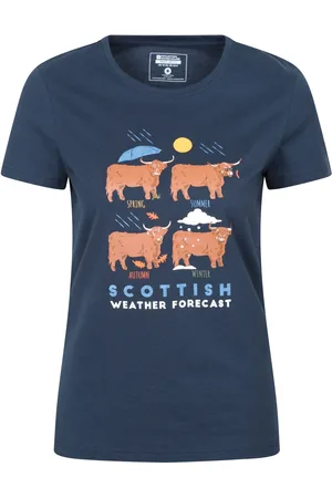 Mountain Warehouse "Scottish Weather Forecast" T-Shirt für Damen (Marineblau)