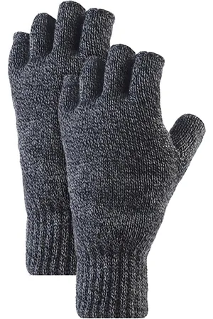 Heat Holders Herren Fingerlose Handschuhe mit thermischem Fleece-Futter