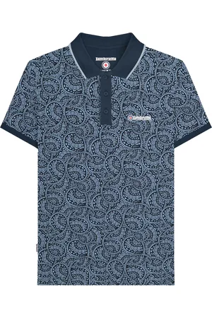Lambretta "AW24" Poloshirt für Herren (Marineblau/Blau)