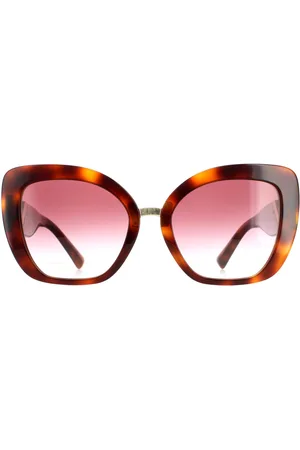 VALENTINO Cat Eye Damen Hell Havanna Lila Farbverlauf VA4057