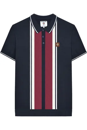 Lambretta "Greco" Poloshirt für Herren kurzärmlig (Marineblau)