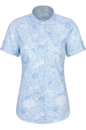 Mountain Warehouse "Coconut" Hemd für Damen kurzärmlig (Blassblau)